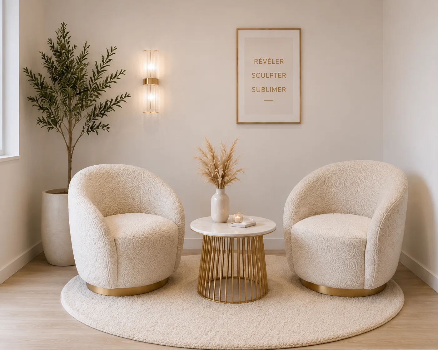 Espace détente de l'institut SkinShape